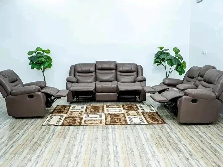 3-Seater recliners in our Nairobi showroom